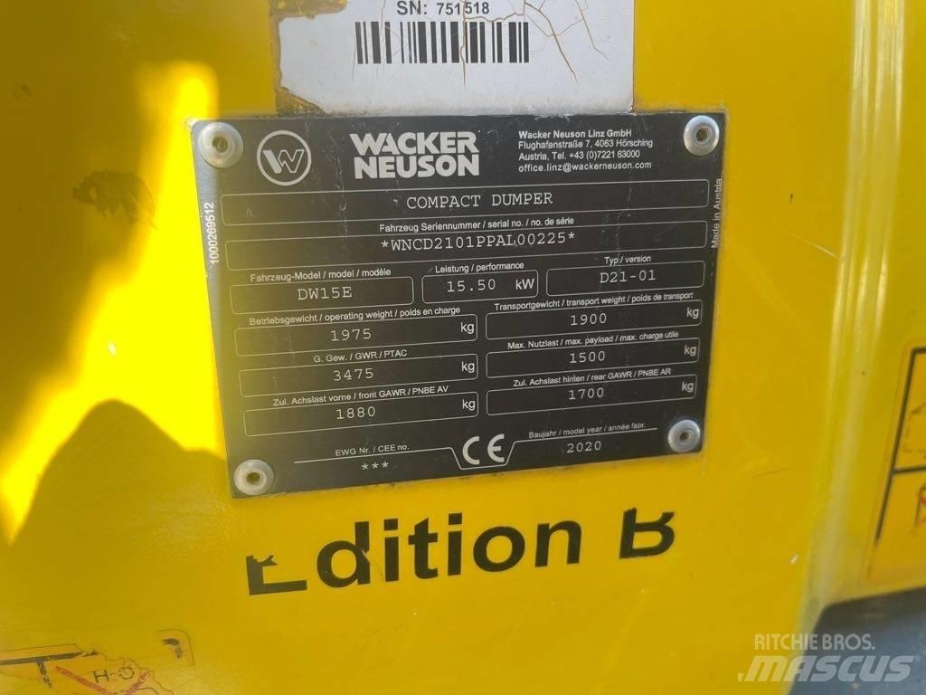 Wacker Neuson DW15e Vyklápěcí dempry
