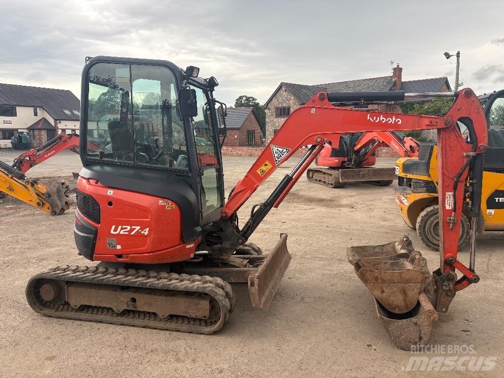 Kubota U 27-4 Mini rýpadla < 7t