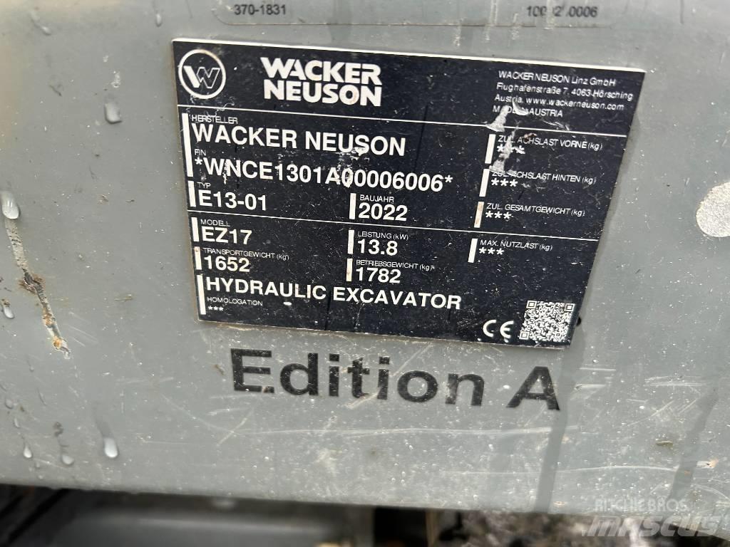 Wacker Neuson EZ17 Pásová rýpadla