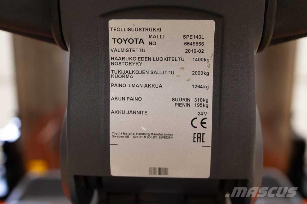 Toyota SPE 140 L Samohybné vozíky