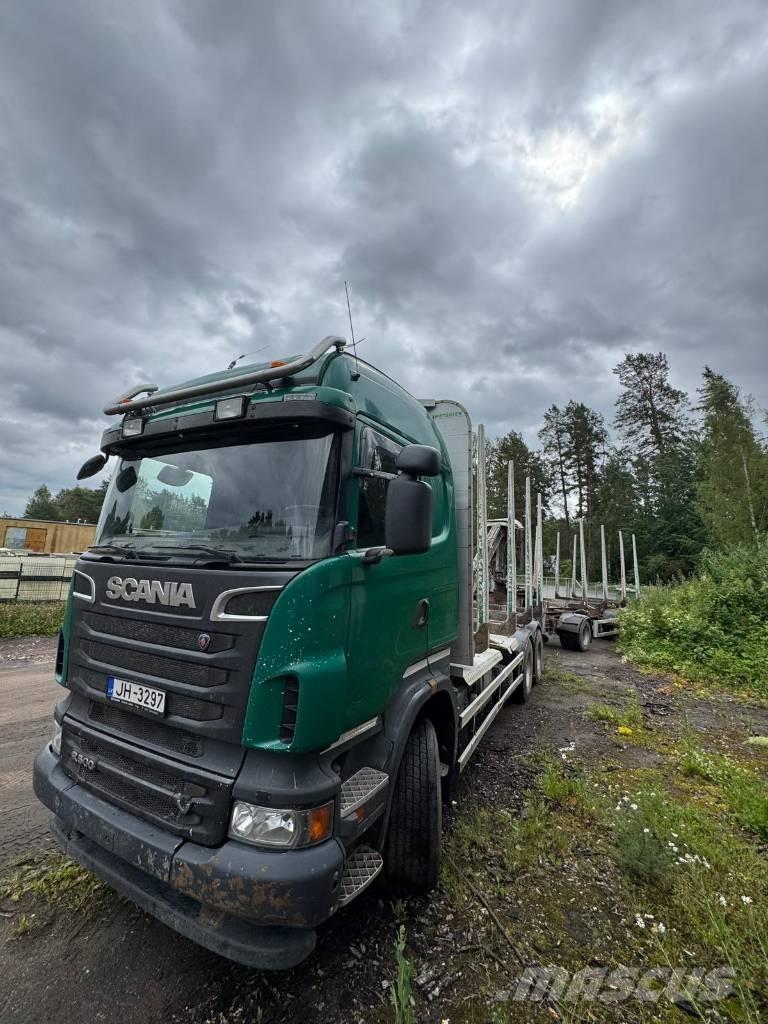 Scania R 500 Vozy na přepravu kmenů