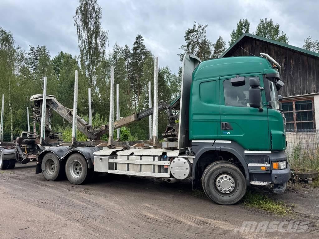 Scania R 500 Vozy na přepravu kmenů