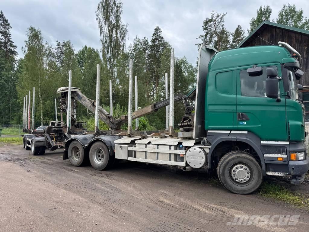Scania R 500 Vozy na přepravu kmenů