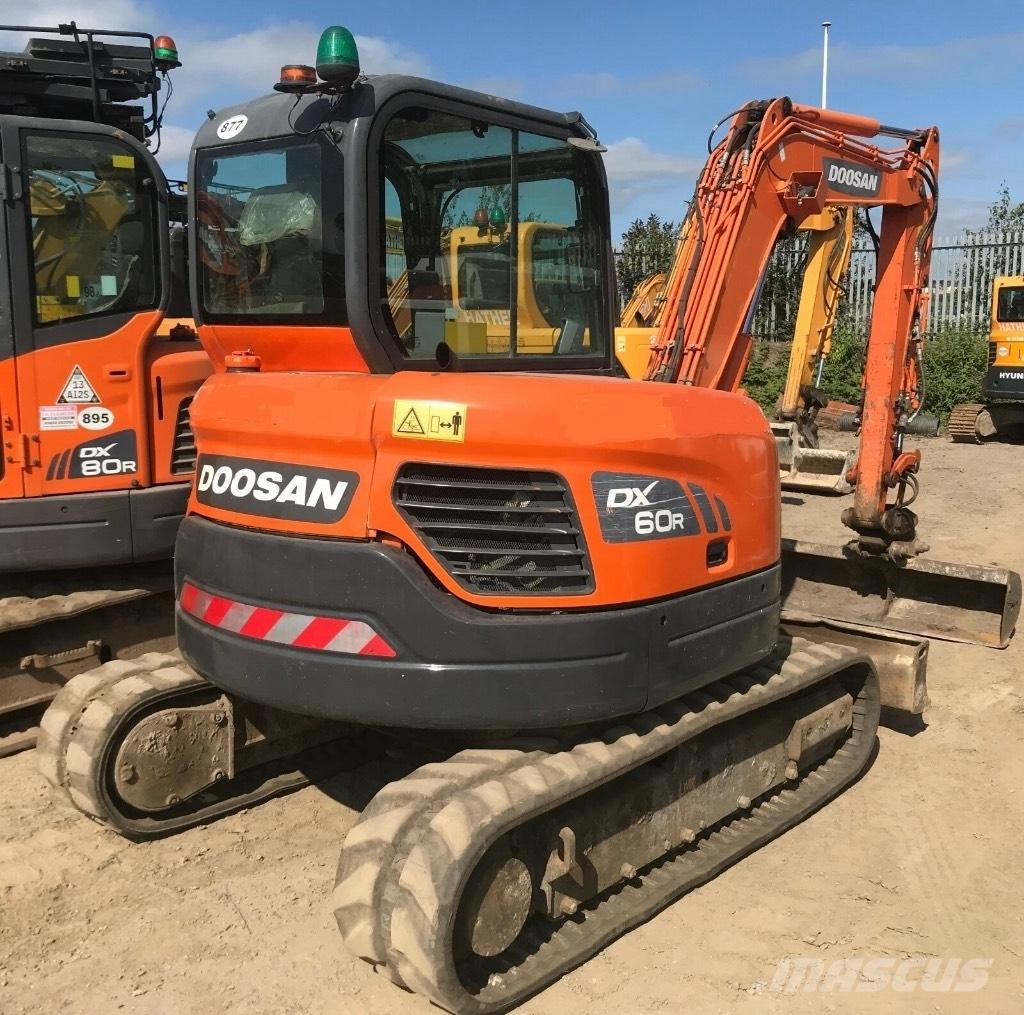Doosan DX 60 R Mini rýpadla < 7t