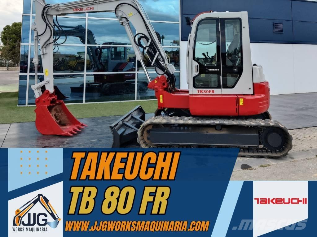 Takeuchi TB 80 FR Midi rýpadla 7t - 12t