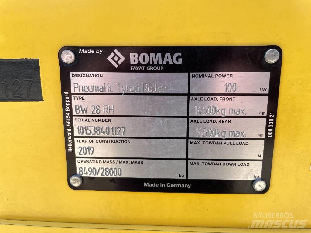 Bomag BW28RH Pneumatikové válce