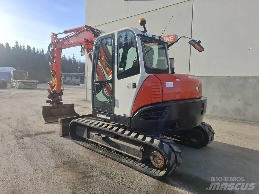 Kubota KX 080-3 Midi rýpadla 7t - 12t