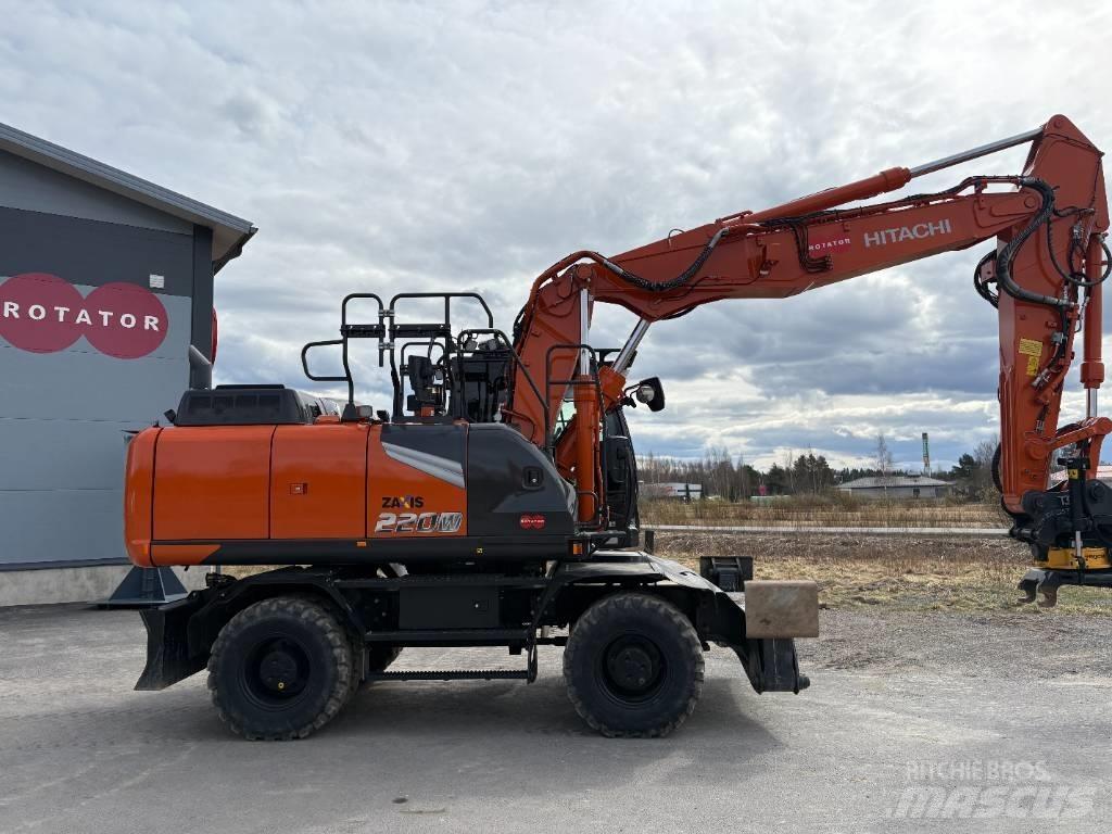 Hitachi ZX220W-7 2P Kolová rýpadla