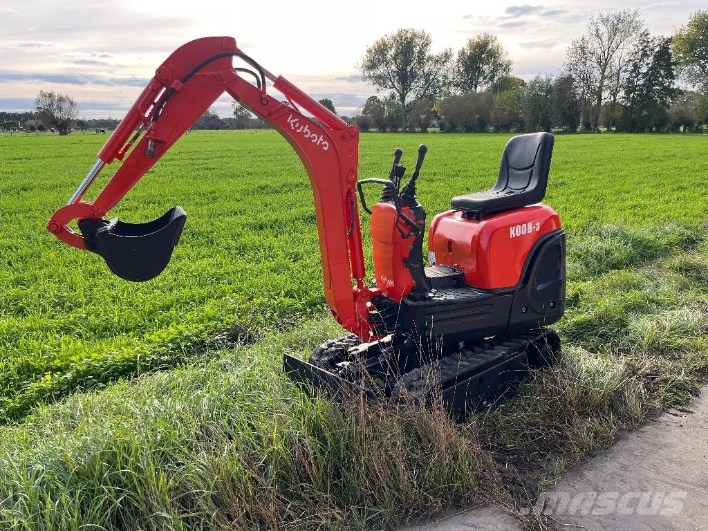 Kubota K 008-3 Mini rýpadla < 7t