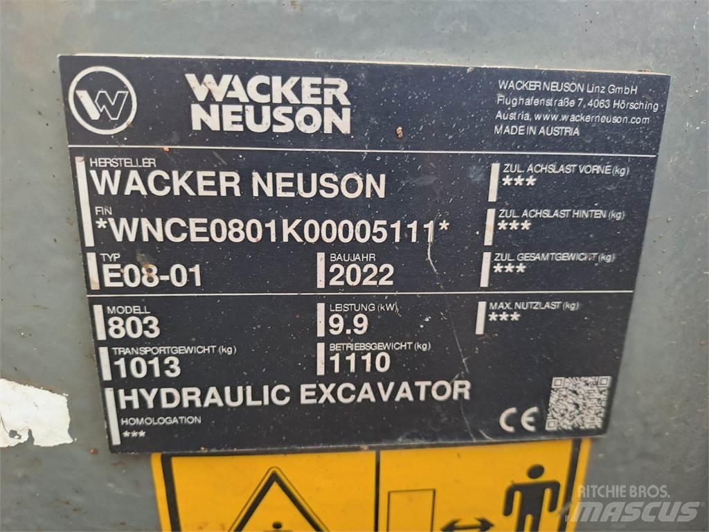 Wacker Neuson 803 Pásová rýpadla
