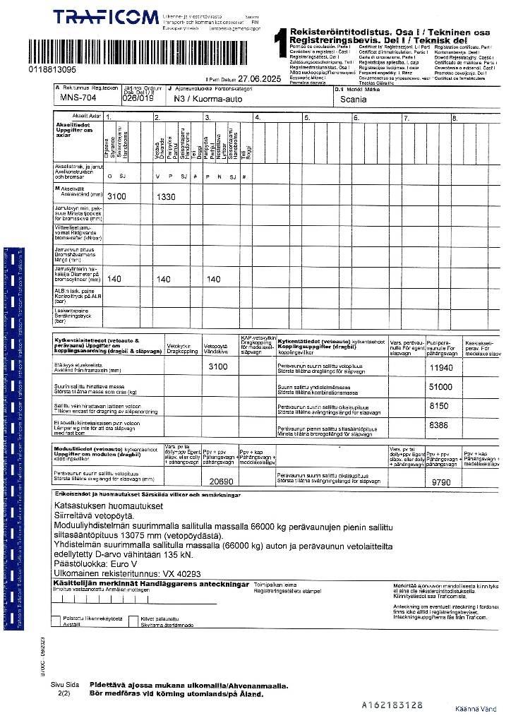 Scania R 560 Tahače