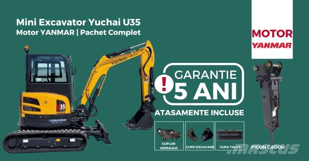 Yuchai U35 STAGE 5 Mini rýpadla < 7t