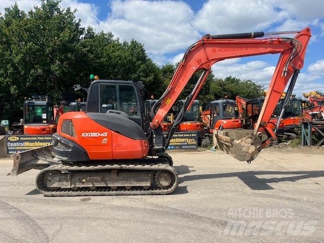 Kubota KX 080-4 Midi rýpadla 7t - 12t