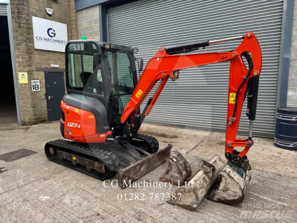 Kubota U 27-4 Mini rýpadla < 7t