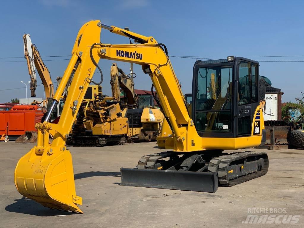 Komatsu PC58-8 Mini rýpadla < 7t