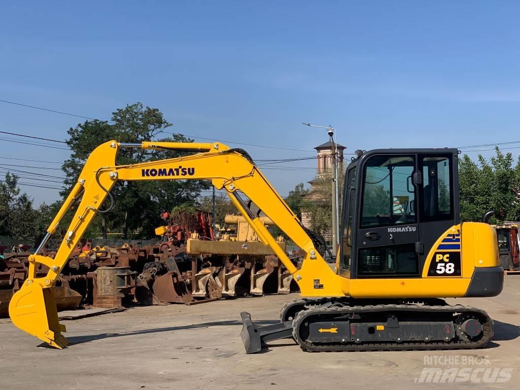 Komatsu PC58-8 Mini rýpadla < 7t