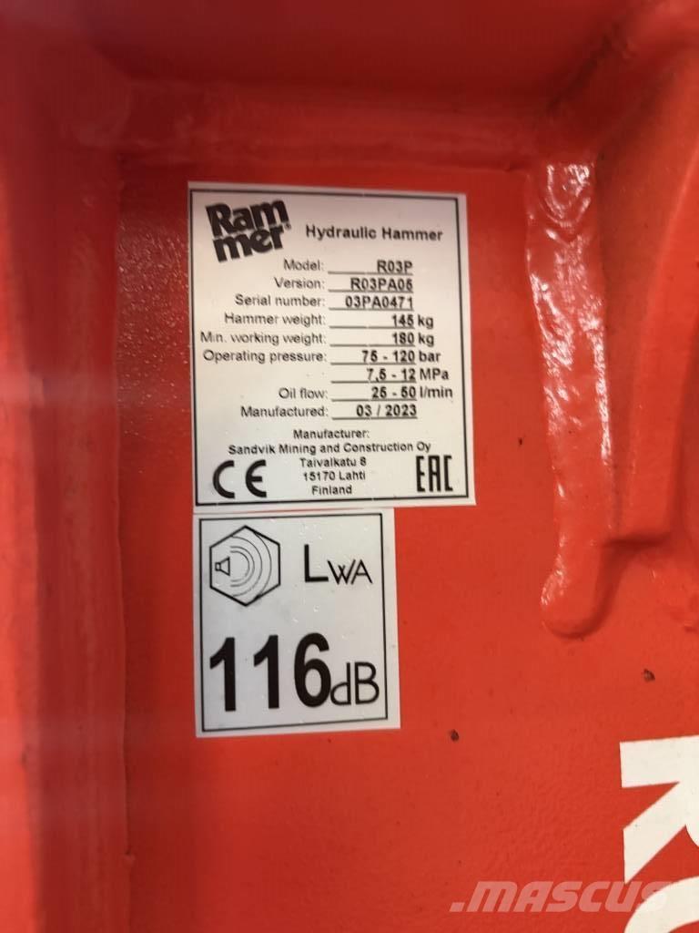 Rammer R03P Bourací kladiva / Sbíječky