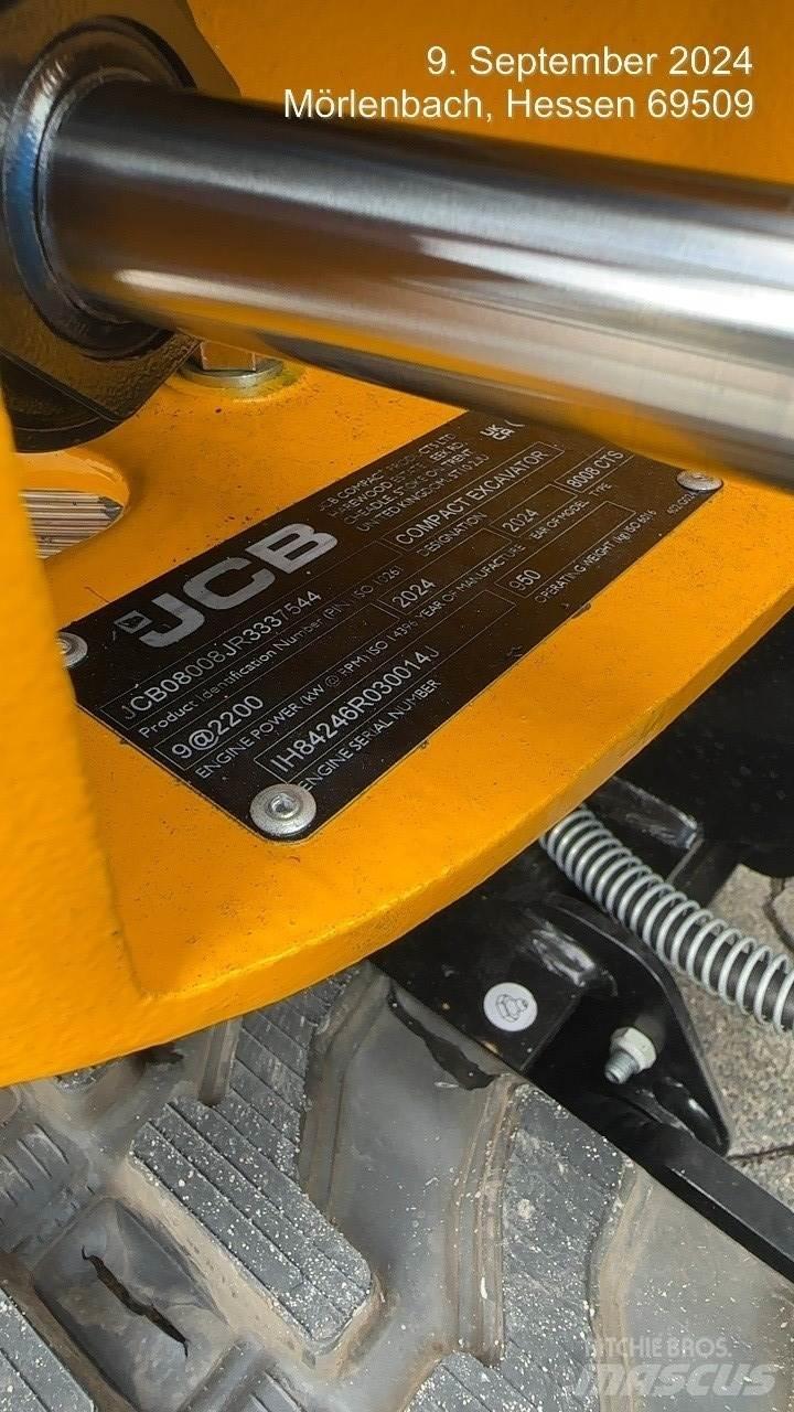JCB 8008CTS Mini rýpadla < 7t