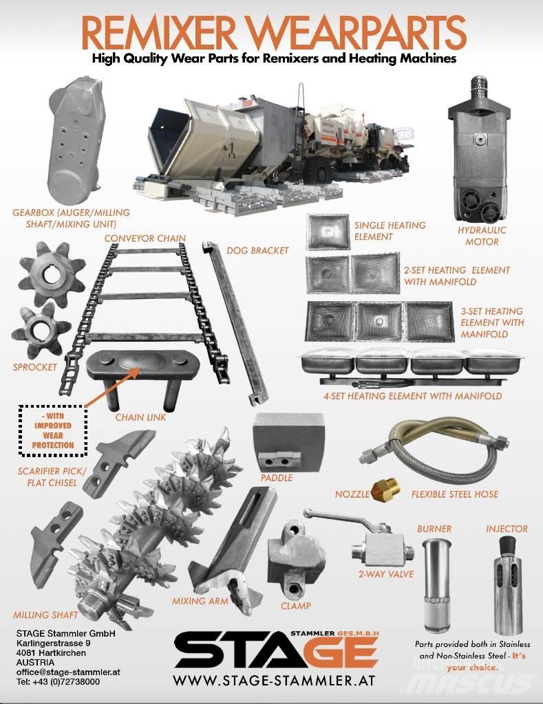 Wirtgen RX4500 Příslušenství k asfaltovacím strojům