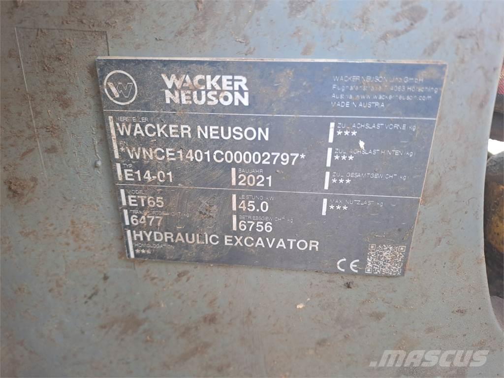 Wacker Neuson ET65 Pásová rýpadla
