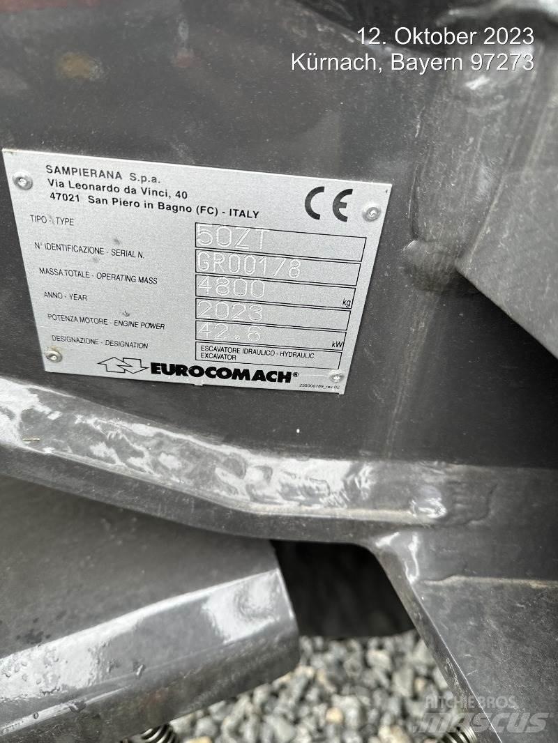 Eurocomach 50ZT Mini rýpadla < 7t