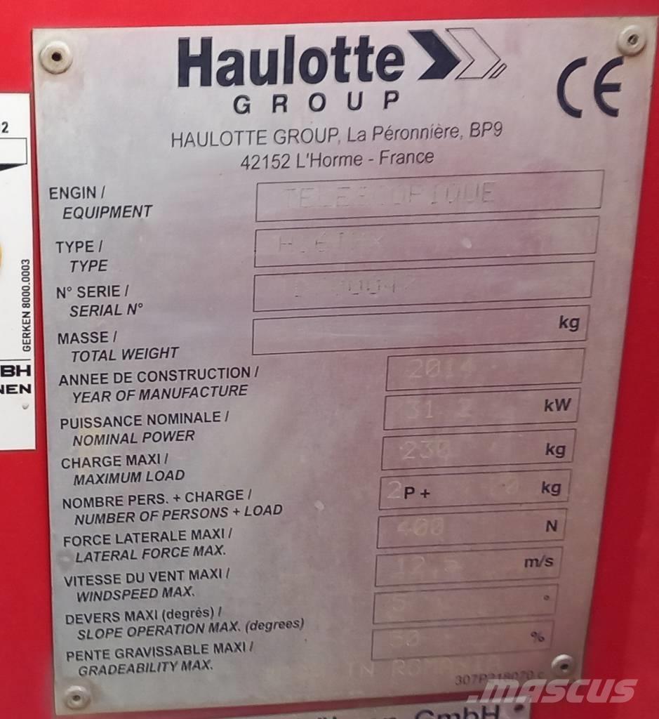 Haulotte H16TPX Teleskopické plošiny