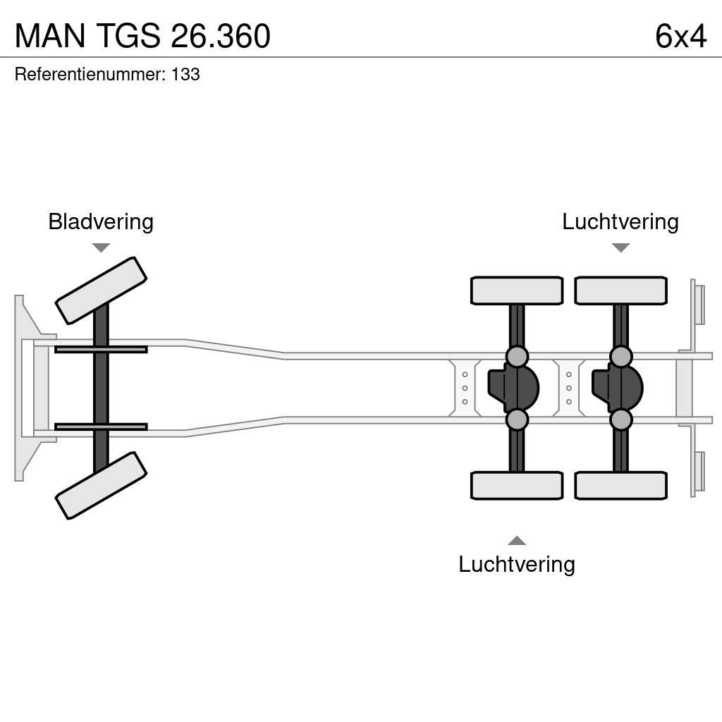 MAN TGS 26.360 Hákový nosič kontejnerů