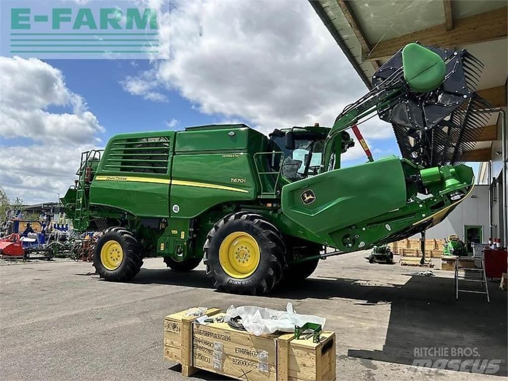 John Deere t670 hm Sklízecí mlátičky