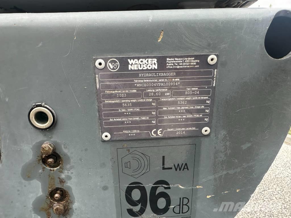 Wacker Neuson 50 Z3 Mini rýpadla < 7t