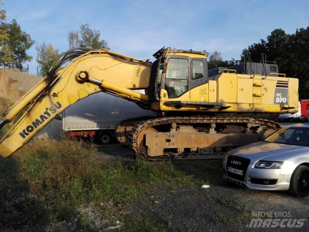 Komatsu PC800-8 Pásová rýpadla