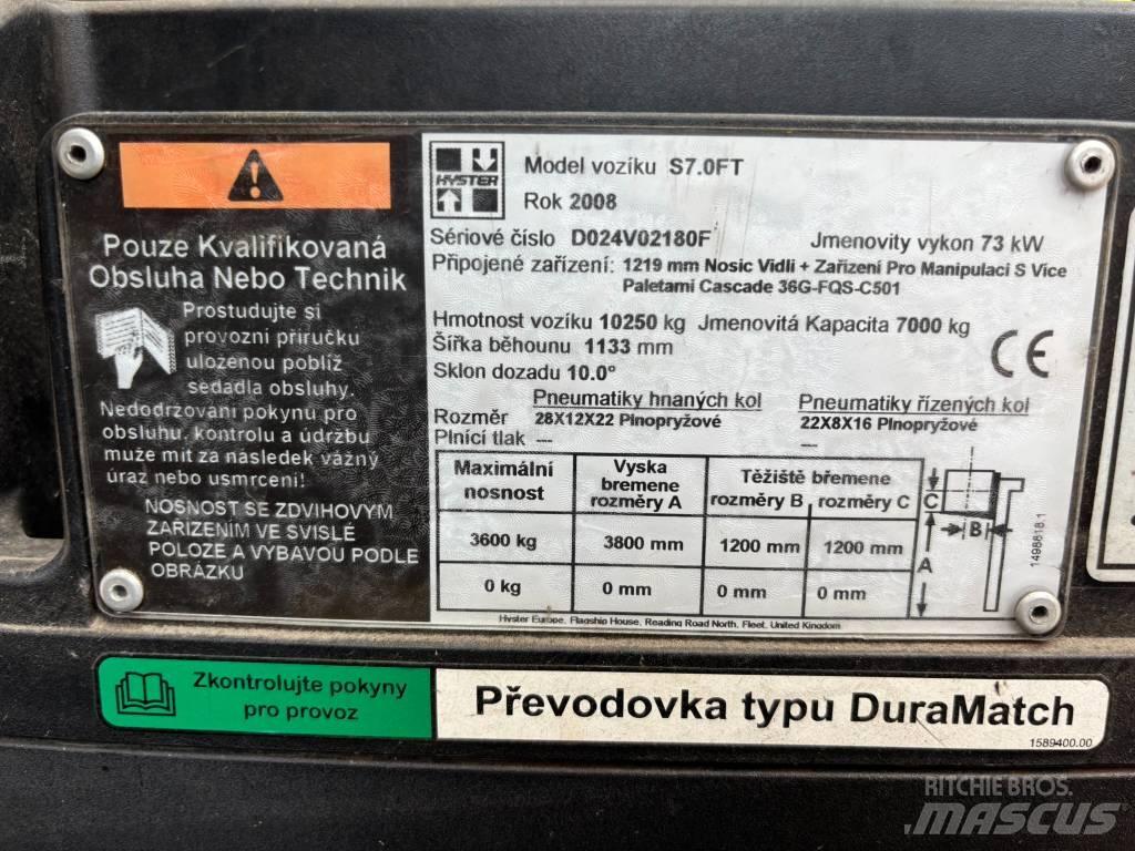 Hyster S 70 FT LPG vozíky