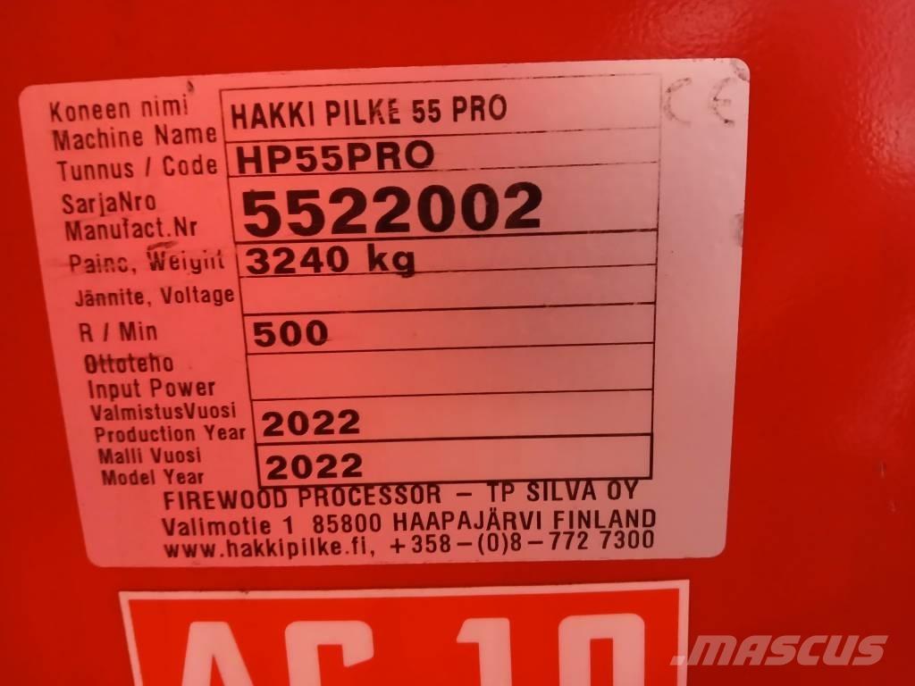 Hakki Pilke 55 Pro Štípačky a řezačky dřeva