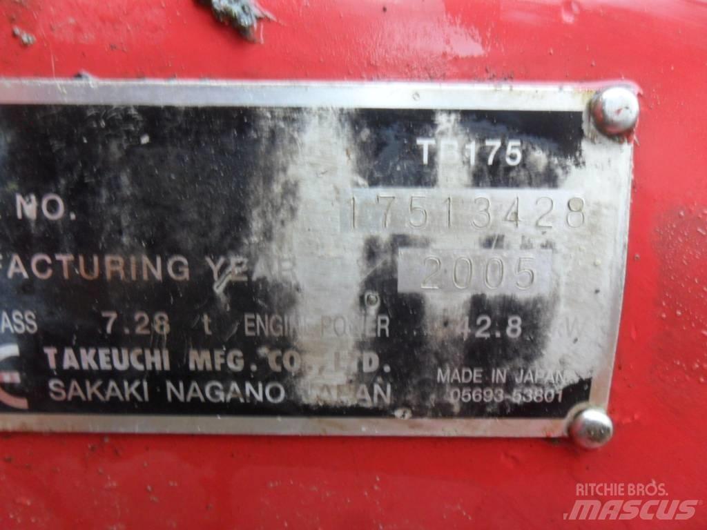 Takeuchi TB175 Midi rýpadla 7t - 12t