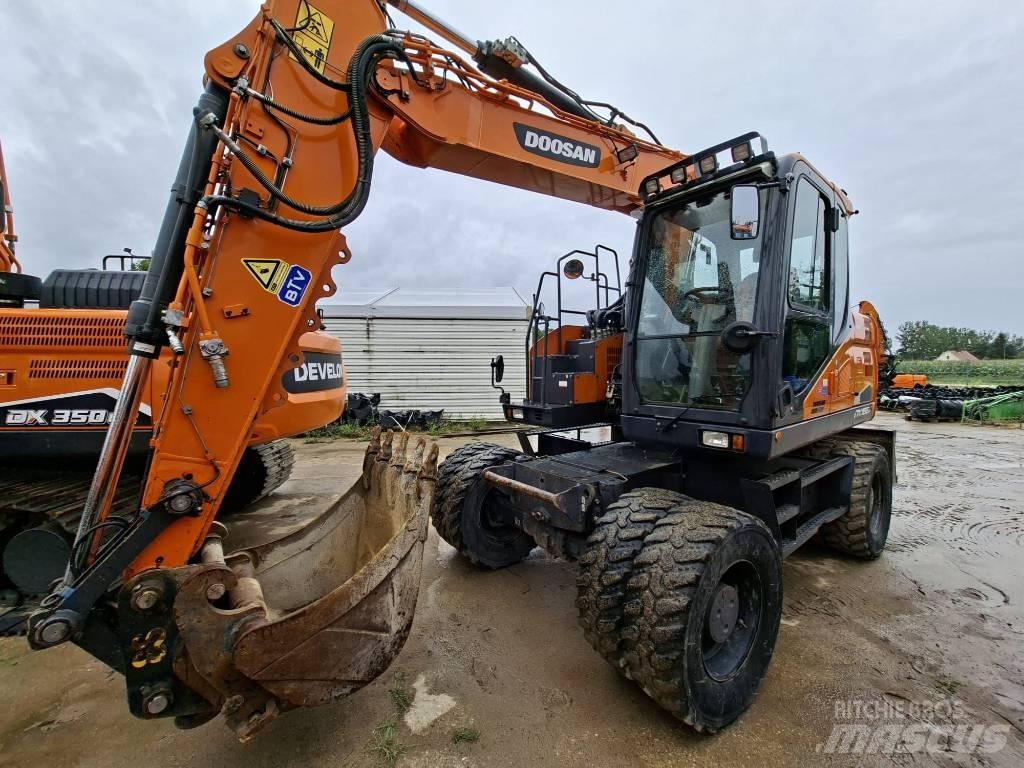 Doosan DX165W-5 Kolová rýpadla