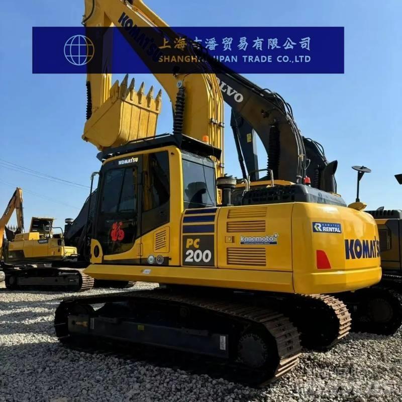 Komatsu PC 200 Pásová rýpadla