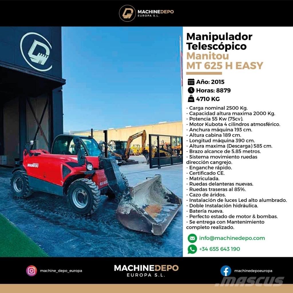 Manitou MT 625 H Teleskopické manipulátory