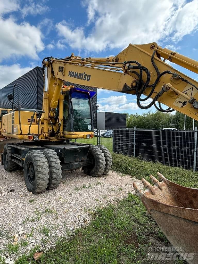 Komatsu PW 170 ES-6K Kolová rýpadla