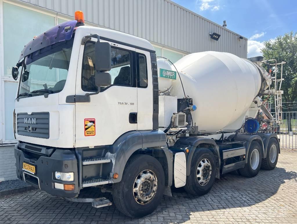 MAN TGA 32.360       9m3 Domíchávače betonu