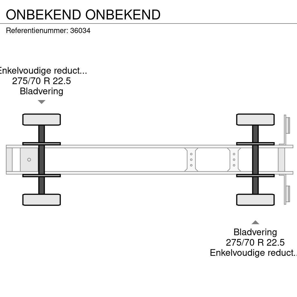  Onbekend ONBEKEND Valníkové návěsy/Návěsy se sklápěcími bočnicemi