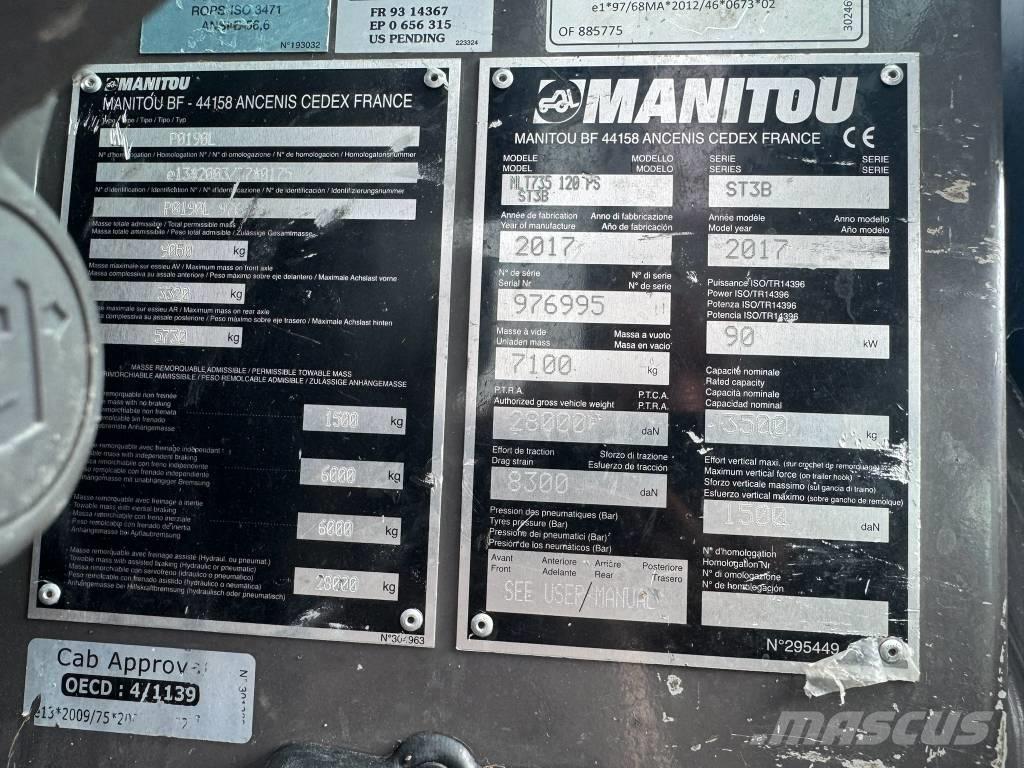 Manitou MLT 735-120 Teleskopické nakladače pro zemědělství