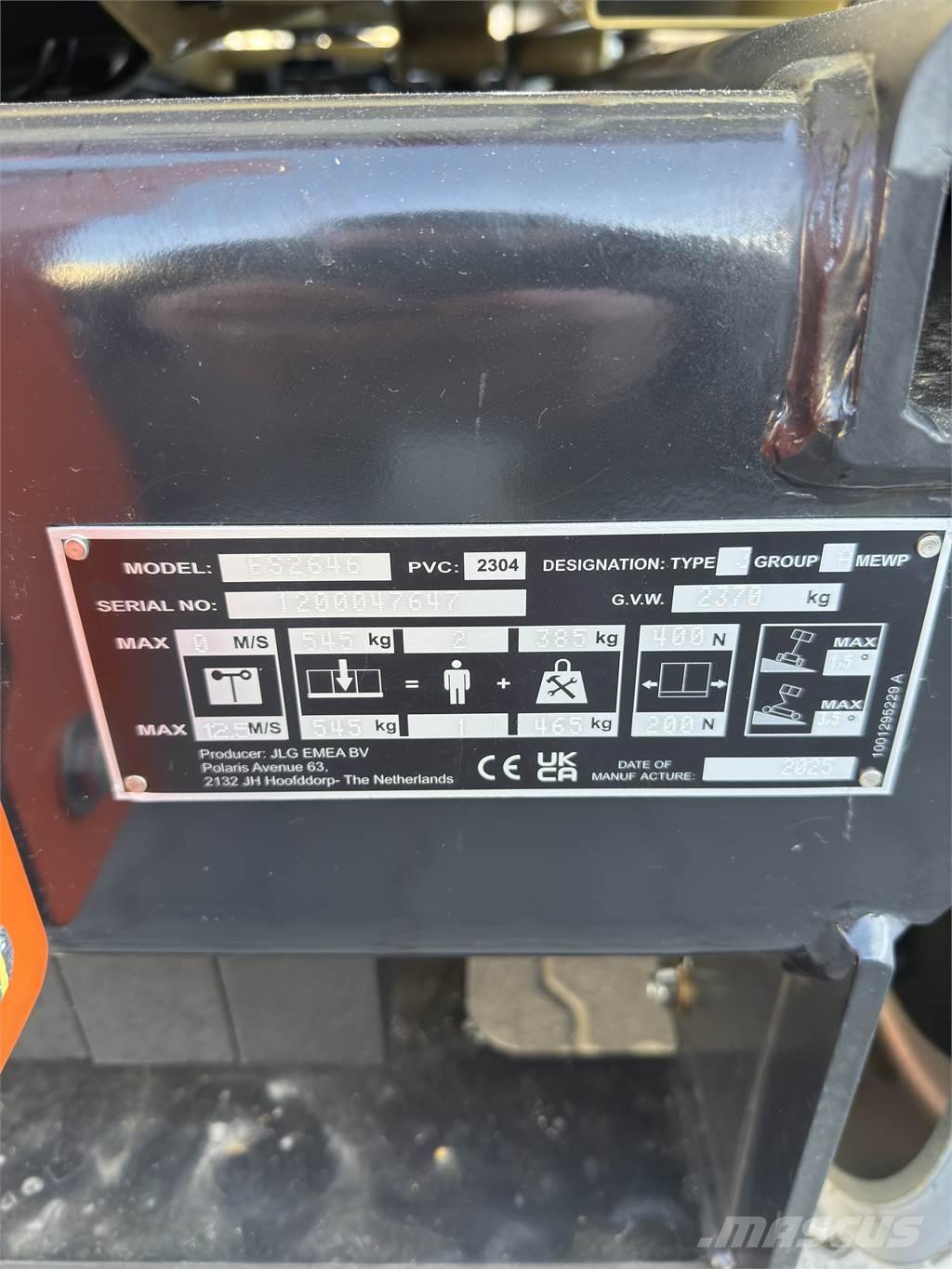 JLG ES2646 Nůžková zvedací plošina