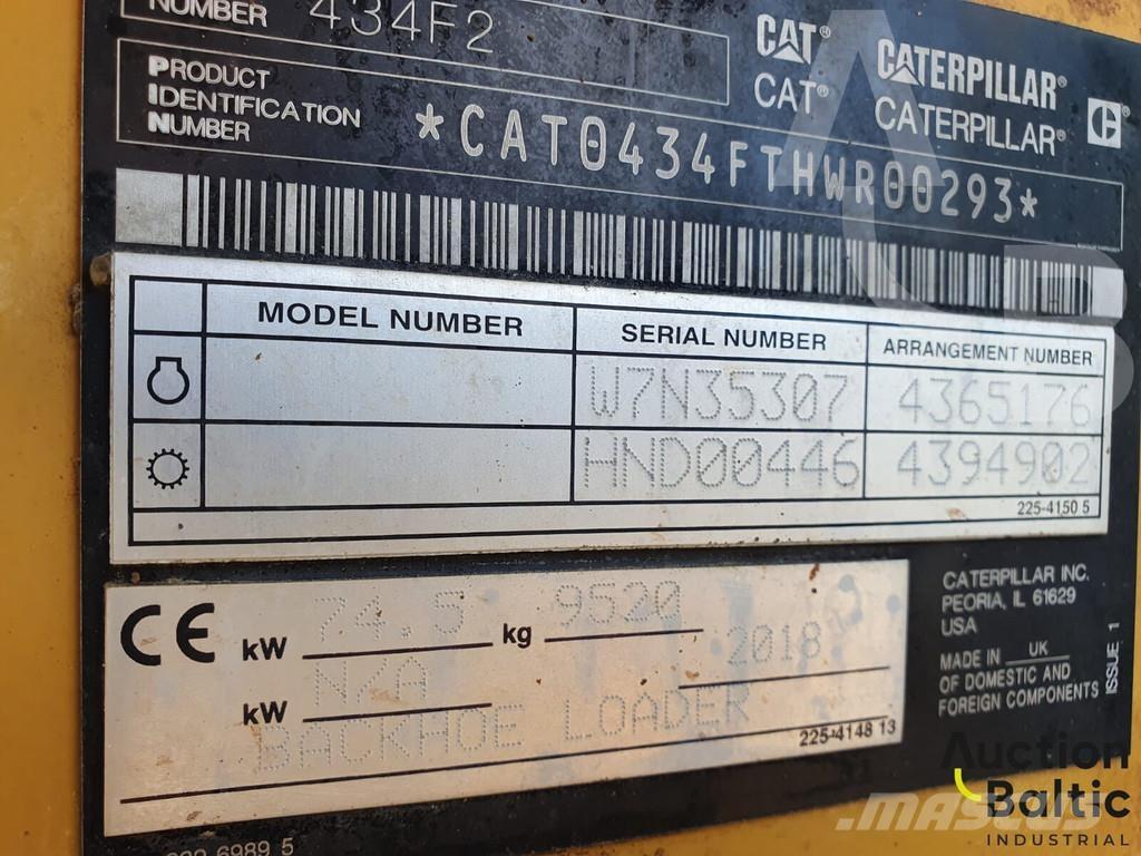 CAT 434 F2 Rýpadlo-nakladače