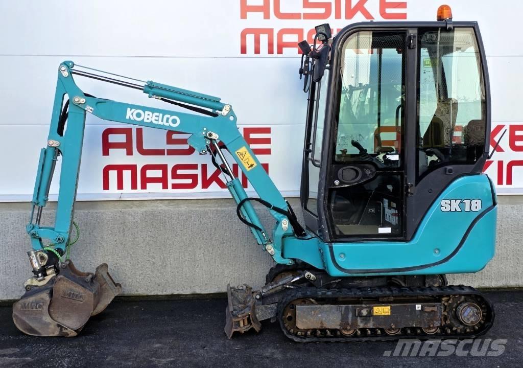 Kobelco SK 18 Mini rýpadla < 7t