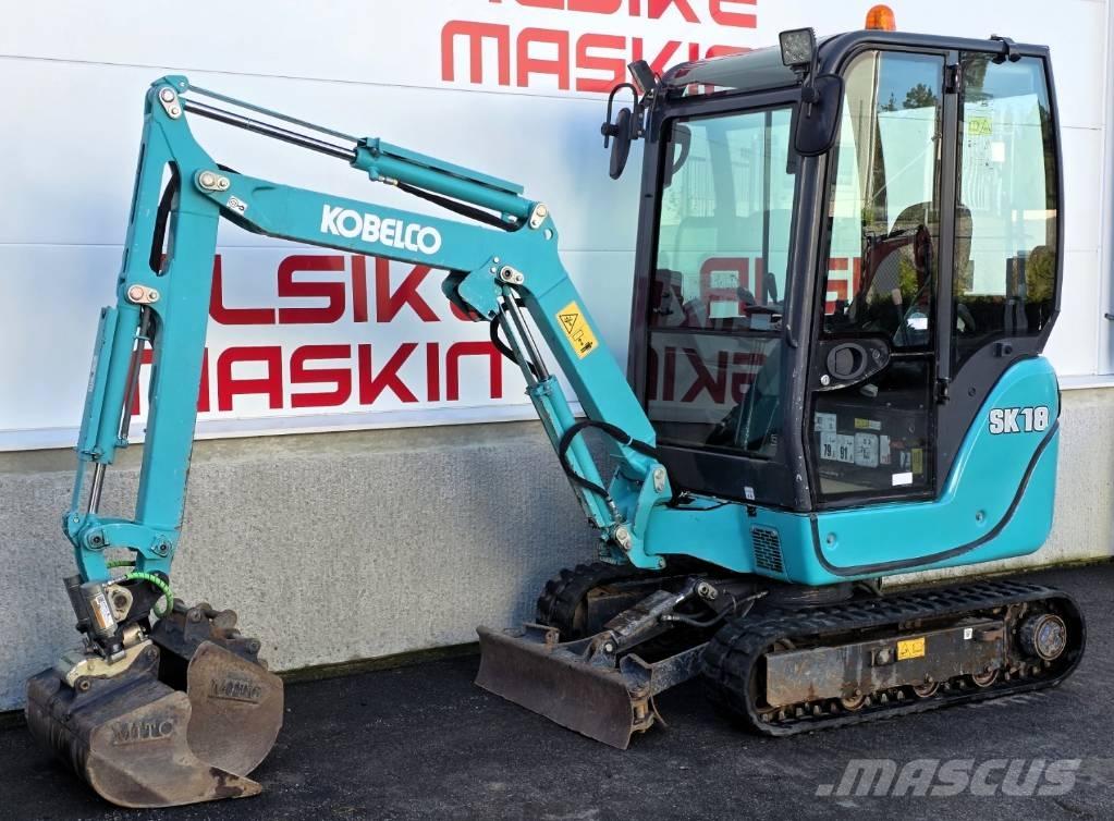 Kobelco SK 18 Mini rýpadla < 7t