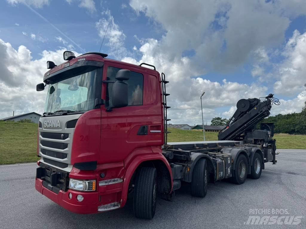Scania R 490 Autojeřáby, hydraulické ruky