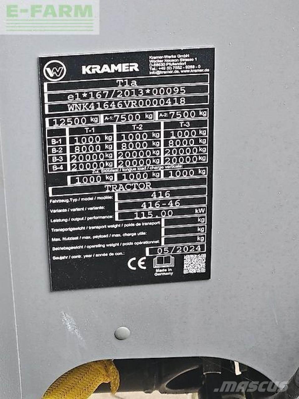 Kramer kt559 Teleskopické nakladače pro zemědělství