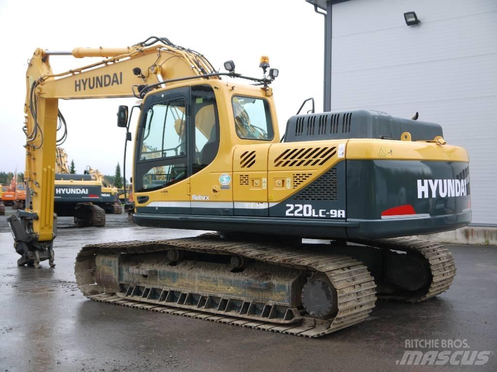 Hyundai R 220 LC-9A Pásová rýpadla