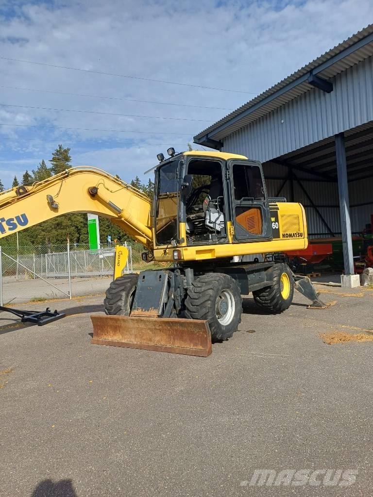 Komatsu PW 160-7-4x4 Kolová rýpadla