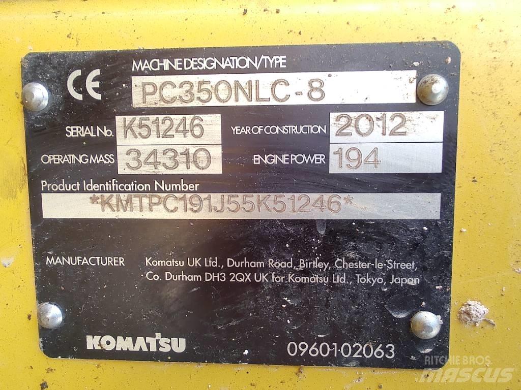 Komatsu PC 350 Pásová rýpadla