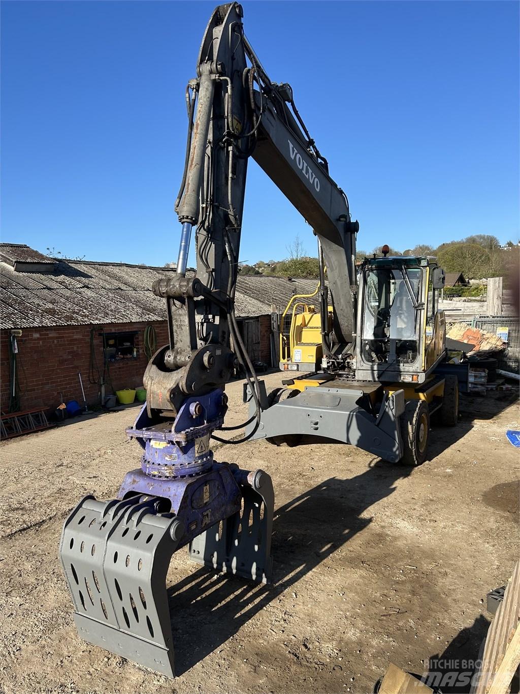  Excavator Volvo Kolová rýpadla